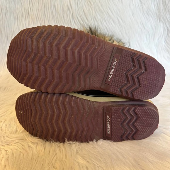 SOREL Joan of Arctic Leather Faux Fur Waterproof Knee High Winter Boots, NL1540 - Picture 10 of 12